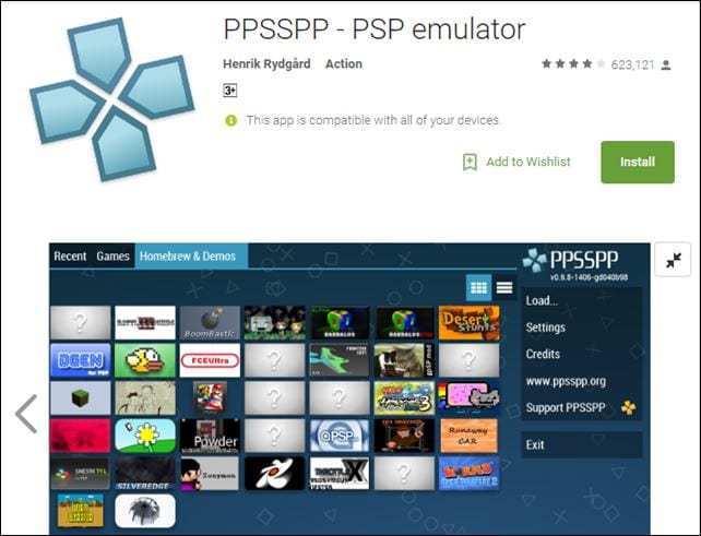 Games for ppsspp emulator android